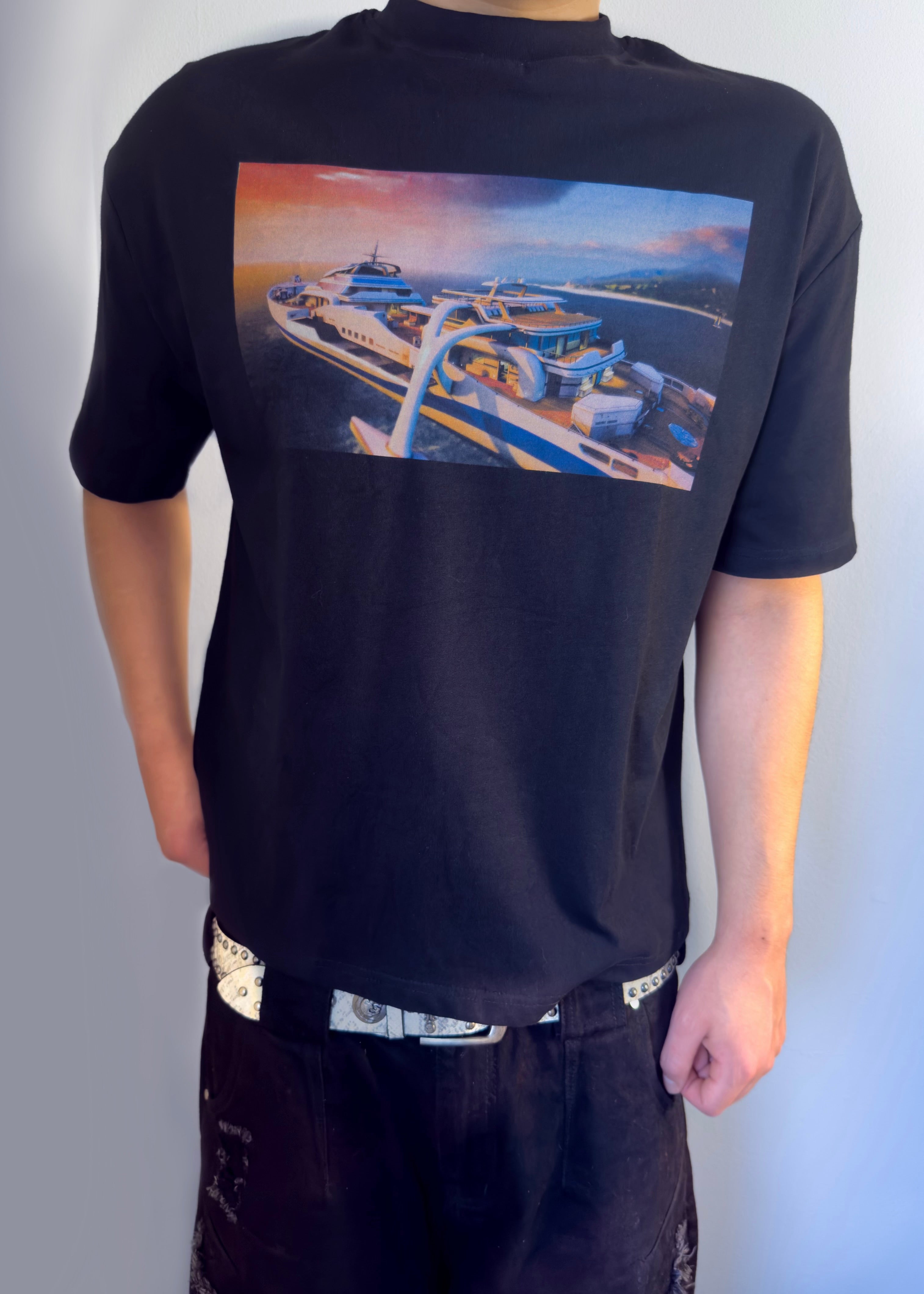 “hijacked” tee